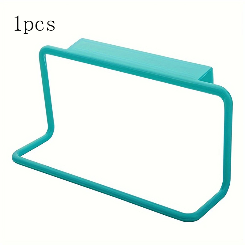 Kitchen Supplies Facilities Towel Rack Seamless Rag Hanger Towel Bar Dishwashing Towel Multi-Purpose Cupboard Storage Rack: light green