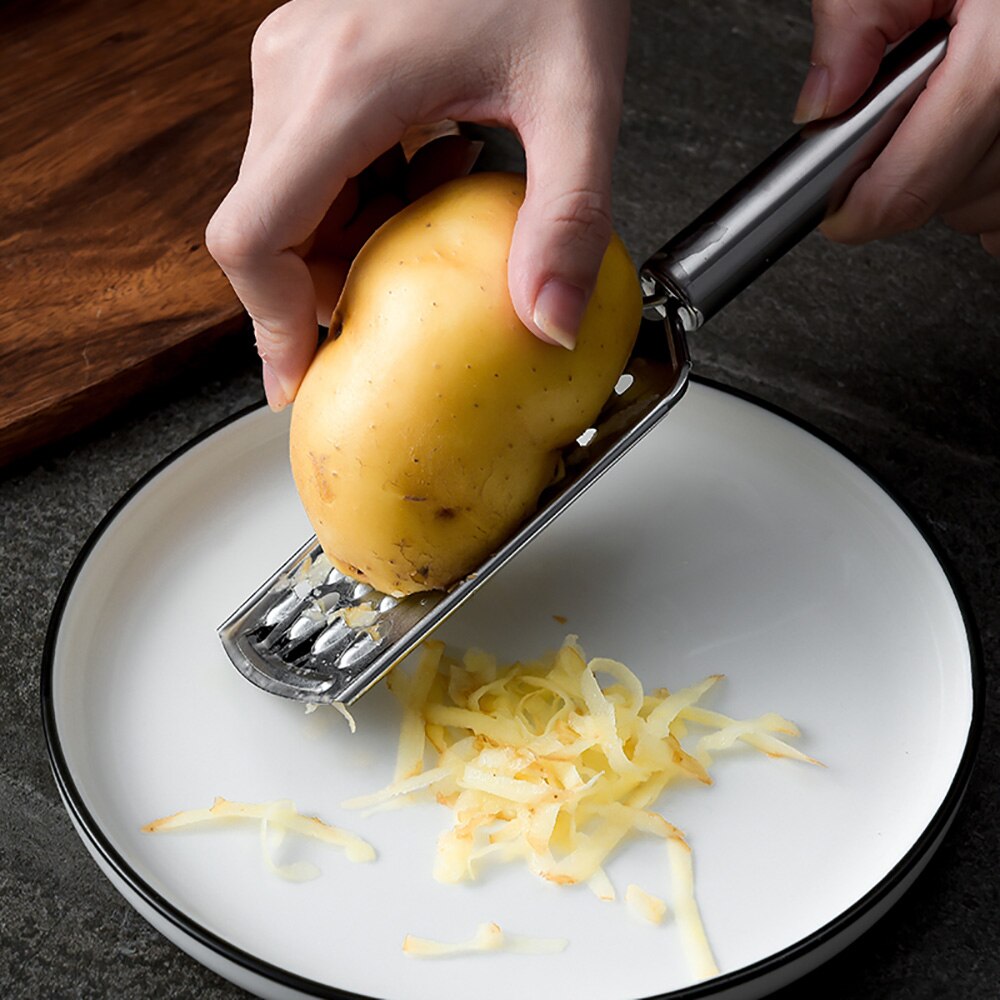 Stainless Steel Handheld Cheese Grater Multi purpose Kitchen Food Graters for Cheese Chocolate Butter Fruit Vegetable