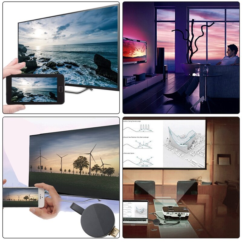 Wireless Display Adapter for Laptop Phone to TV Monitor Projector Adapter Compatible