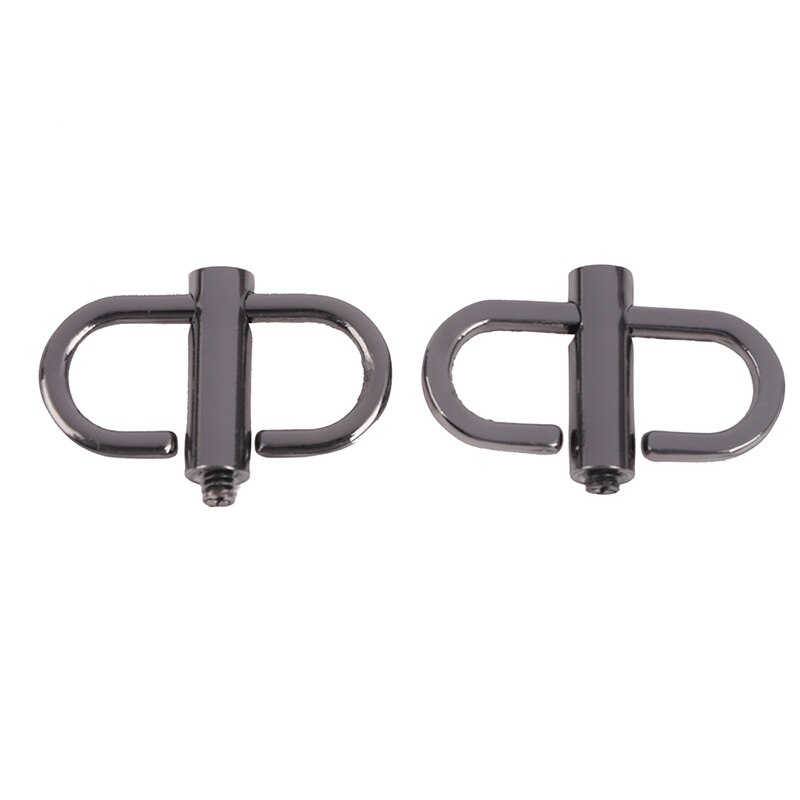 2 Stks/set Verstelbare Metalen Gesp Voor Handtas Portemonnee Ketting Band Verkorten Haken Clips: 1