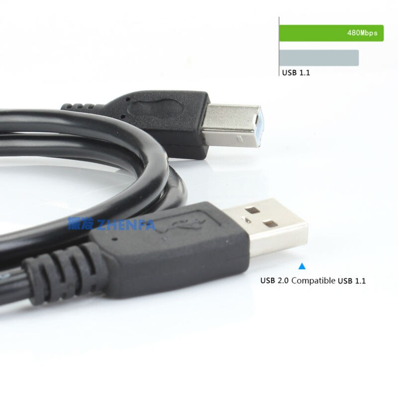 Zhenfa voor samsung printer datakabel scx -4300 scx -4200 scx -4100 scx -4520f scx -4824 4825 scx -3201 1.5m 3m 5m usb connector