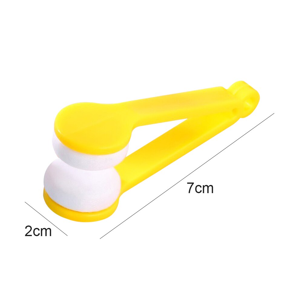 Mini Auge Gläser Objektiv Reinigung Pinsel Tragbare Weichen Mikrofaser Brille Sonnenbrille Reiniger Wischen Mikrofaser Kopf