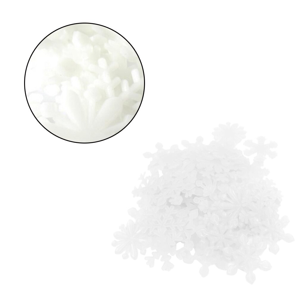 50Pcs DIY 3D Snowflake Fluorescent Stickers In The Dark Luminous On Wall Stickers Kids Room Living Room Decal Home DecorationCY