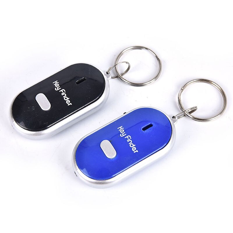 Mini Fluitje Anti Verloren Sleutel Finder Draadloze Smart Knipperende Piepen Afstandsbediening Verloren Keyfinder Locator Sleutelhanger Met Led Zaklamp