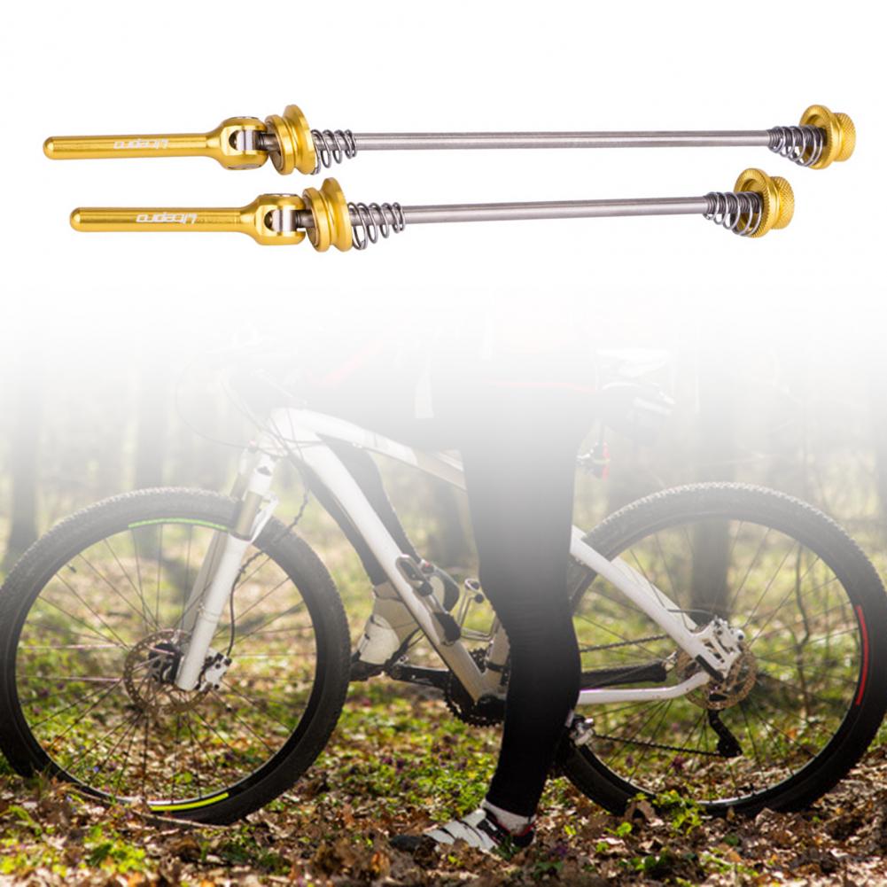 Smooth Bike Hub Axle Skewer Titanium Alloy Quick Release Skewer Durable Universal Cycling Wheel Skewer Parts