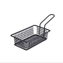 Portable Stainless Steel French Fries Basket Food Bucket Snack Chips Container Mini Frying Basket Strainer Kitchen Cooking Tool: 4