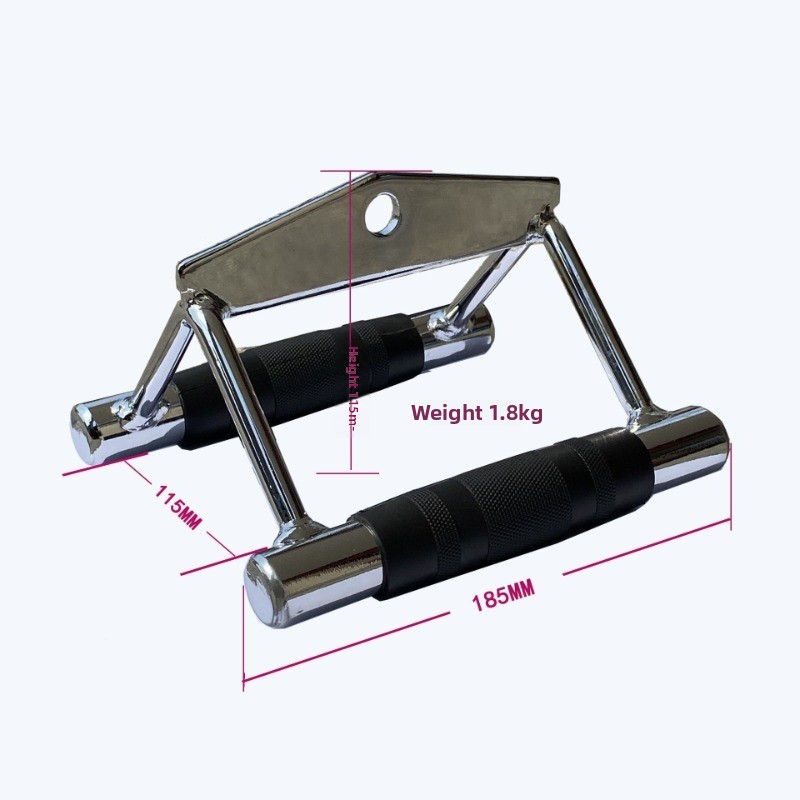 Poignées De Tirage Fitness BAYLI - 2 Pièces, Pour Triceps, Biceps, Dos, Noir