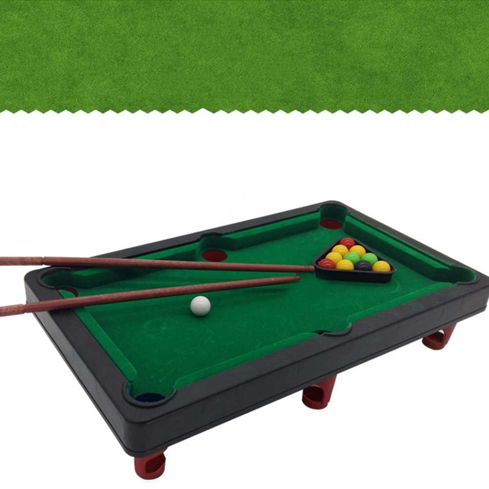 1Pc Miniatur Tabletop Billard eltern-Art-Interaktion Tabletop Spielzeug Ball Pädagogisches Spielzeug für freundlicher (Grün)