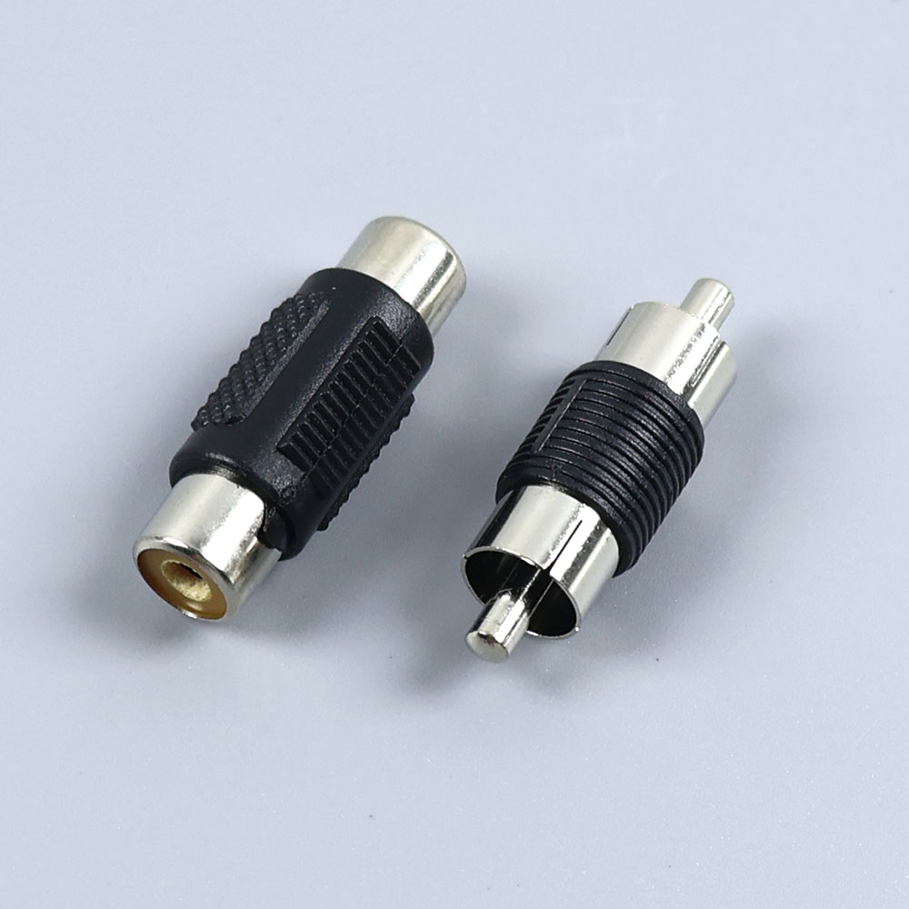 1/2/5pcs RCA Female to Female Jack Plug Connector Adapter Male to Male RCA Connector Video Audio Extender Cord Cable Converter