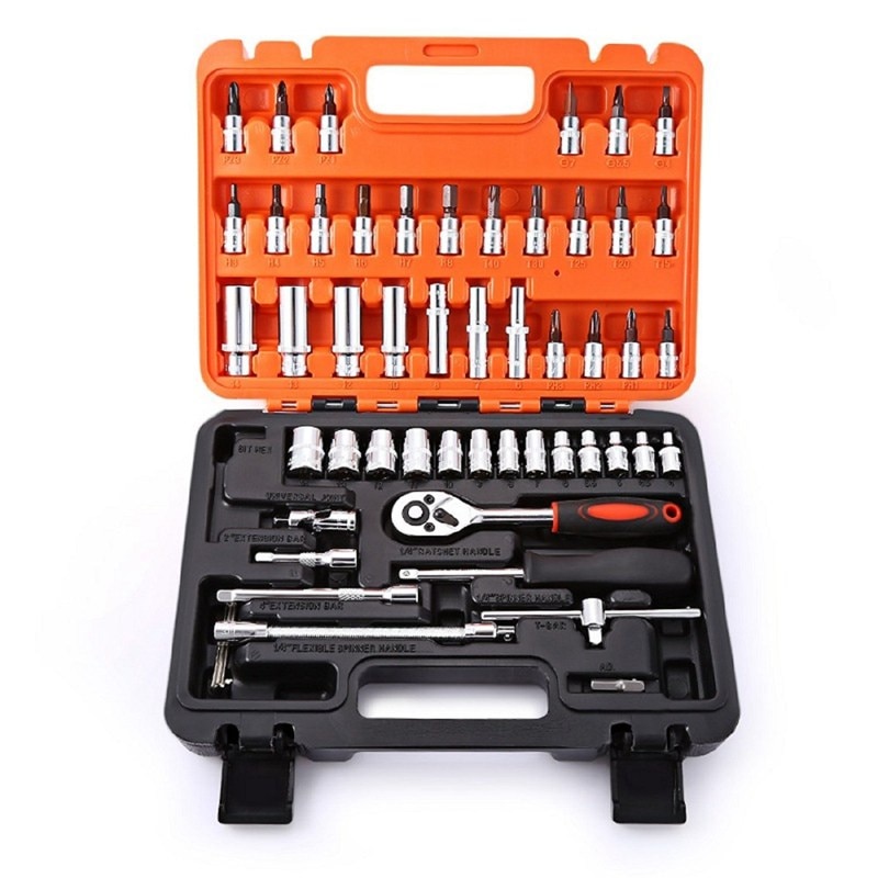 53pcs1/4-Inch Drive Socket Set, 53pcs1/4-Inch Car ... – Grandado