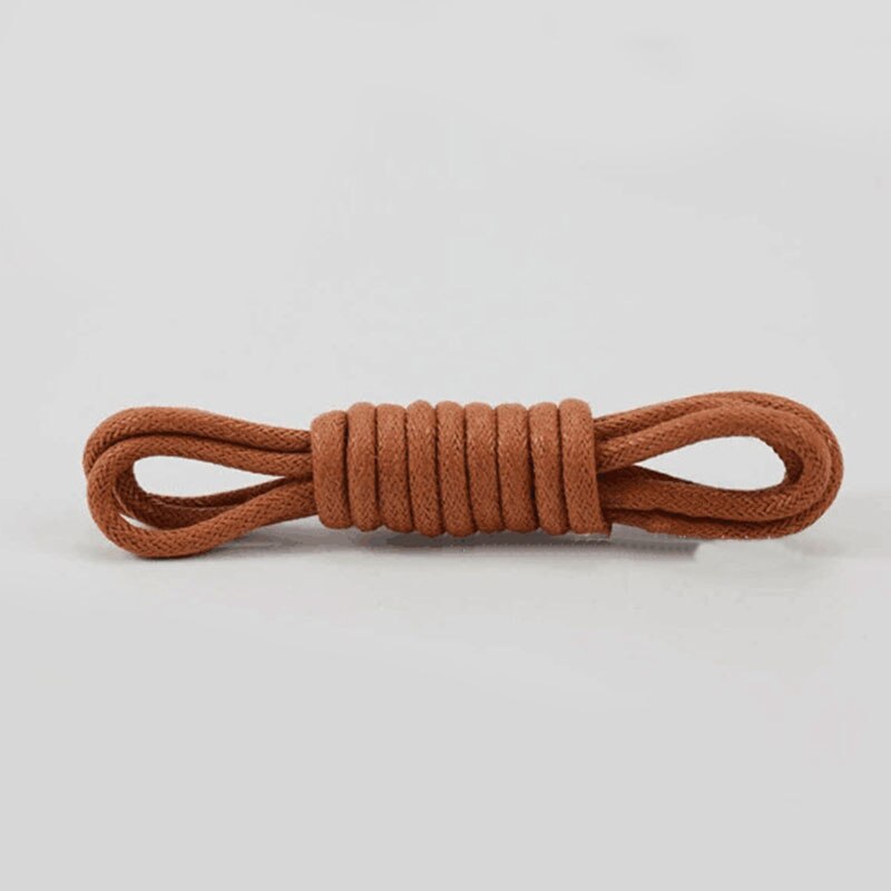 1 paar Stiefel Schnürsenkel Baumwolle Gewachste Schnürsenkel Runde Schnürsenkel Stiefel Schuhe Schnürsenkel Wasserdichte Leder Schnürsenkel Für Schuhe Saiten