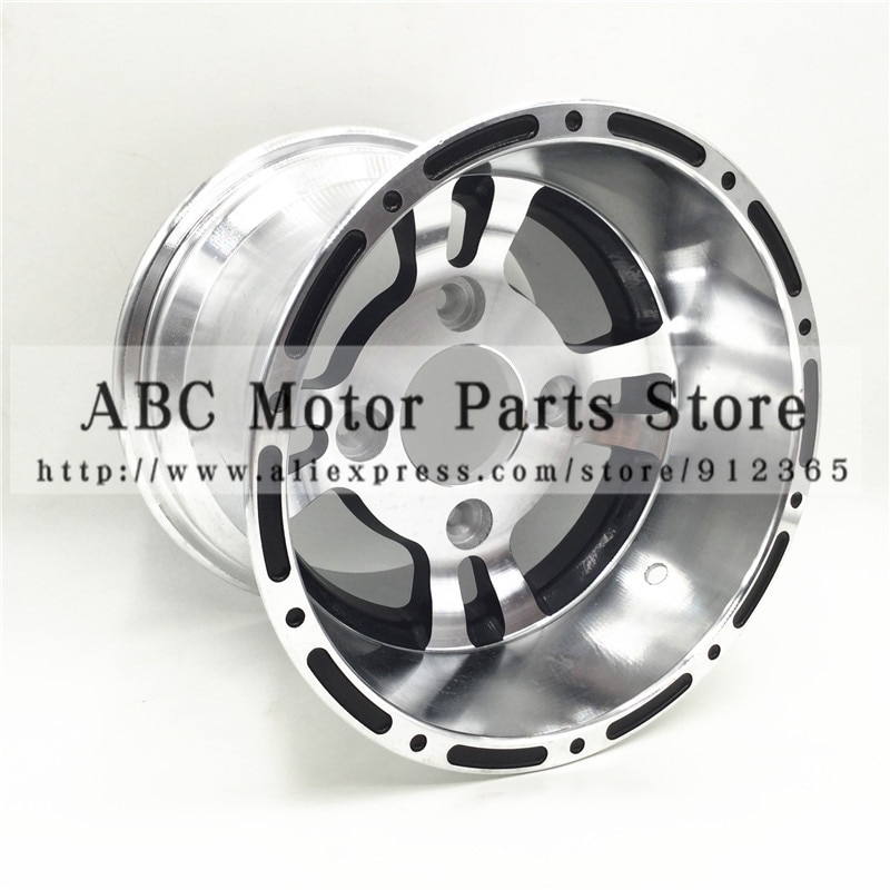 Atv 10 tommer baghjul aluminiumsfælge 10 " x 8 quad kinesisk off-road 4 hjul motorcykel motocross
