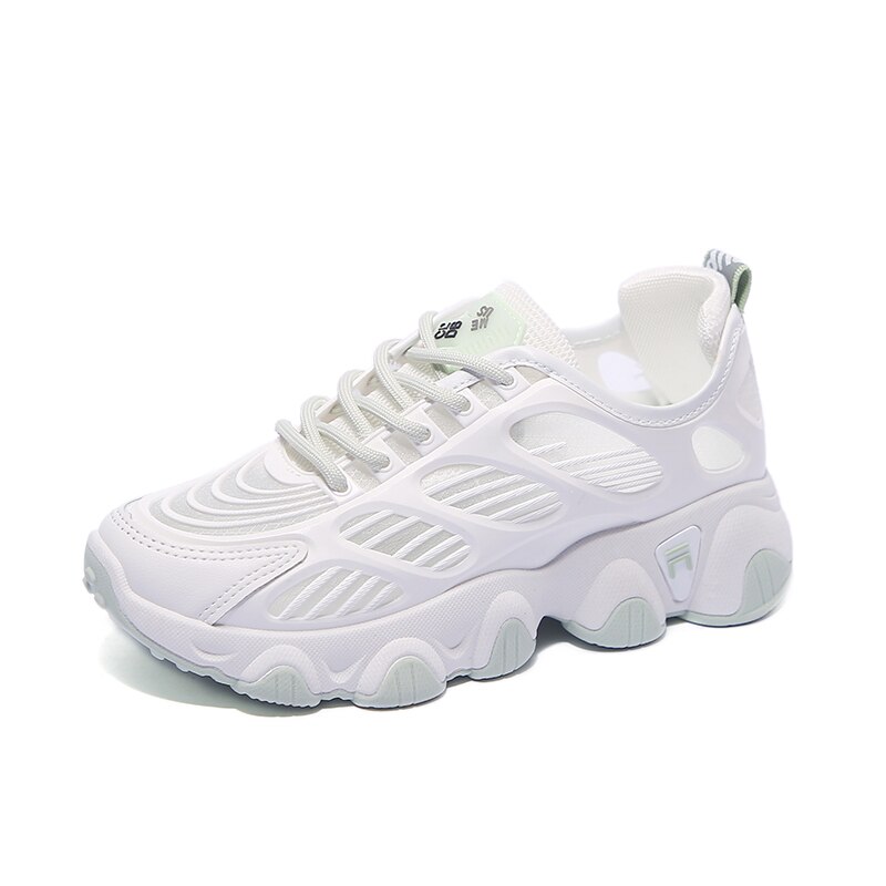 Vrouwen Tennis Schoenen Ademend Holle Mesh Dikke Zool Chunky Sneakers Gym Fitness Vrouwelijke Sportschoenen Tenis Feminino Mand Femme: Green / 4