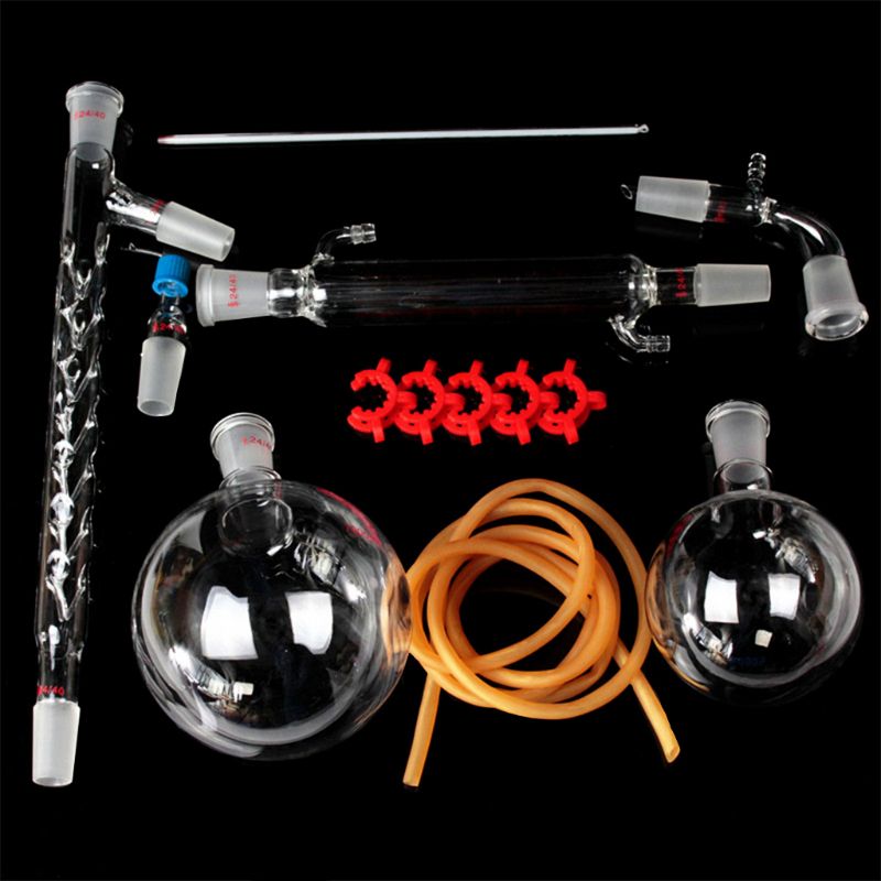 1000ml Organic Chemistry Laboratory Glassware Kit Lab Chemical Device M0XB