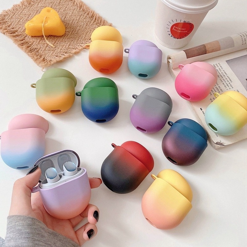 Para Redmi AirDots 3 Pro funda para Redmi Buds 3 Pro Color degradado carcasa dura esmerilada para Xiaomi auriculares funda de carga