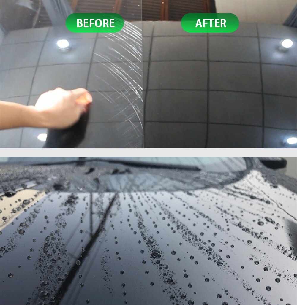 HGKJ 6 Super Hydrophobic Paint Coating Kit Glass Coating Anti-Scratch Exterior Care Paint Car Polish Wash Accessories 50ml