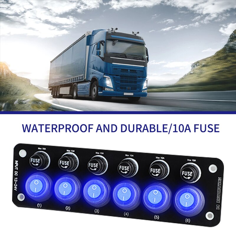 1 X 12-24V on-OFF Combination with 10A Fuse 3/6 Ga... – Vicedeal