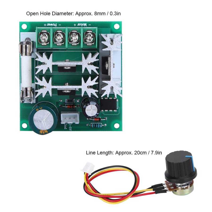 DC Motor Speed Controller Module High Power Stepless Regulation CCMHCN 6V-90V Universal Speed Regulator