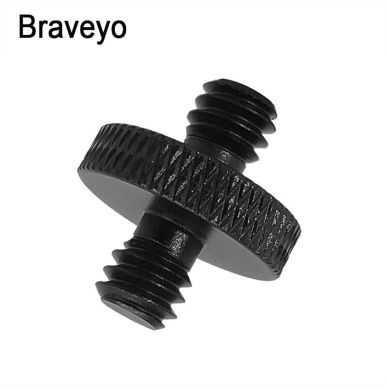 Konverteringsskrue 1/4 to 3/8 tommers gjenger skruemonteringsadapter aluminium kulehode stativ plate skrue for dslr kamera monopod