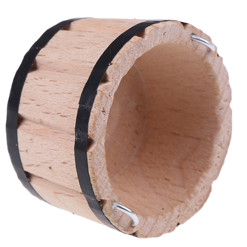 Leuke Houten Wastafel Houten Vat Meubels Poppenhuizen Accessoires 1:12 Poppenhuisminiaturen