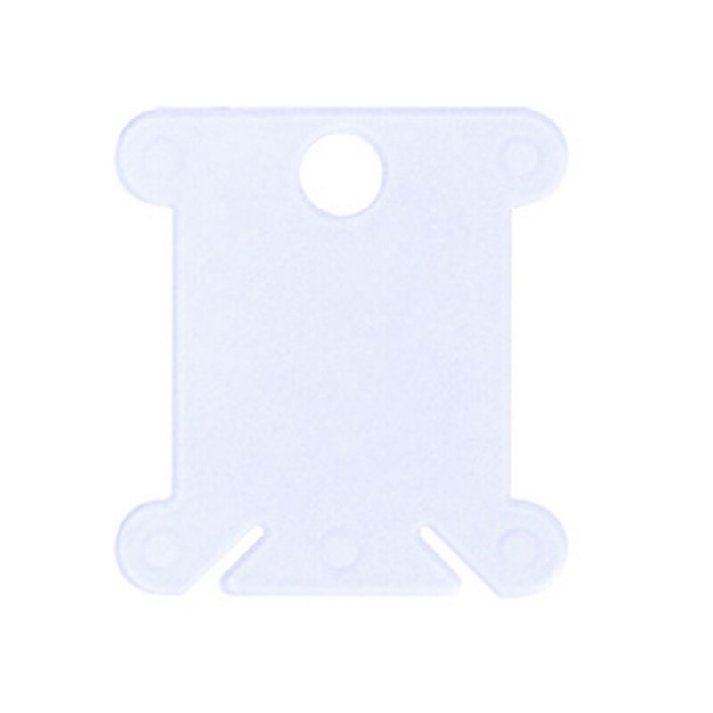 100 Pcs Sewing Thread Winding Plate Board Bobbin Embroidery HolderThread Organizer Stand Cross Stitch Sewing Accessories: W