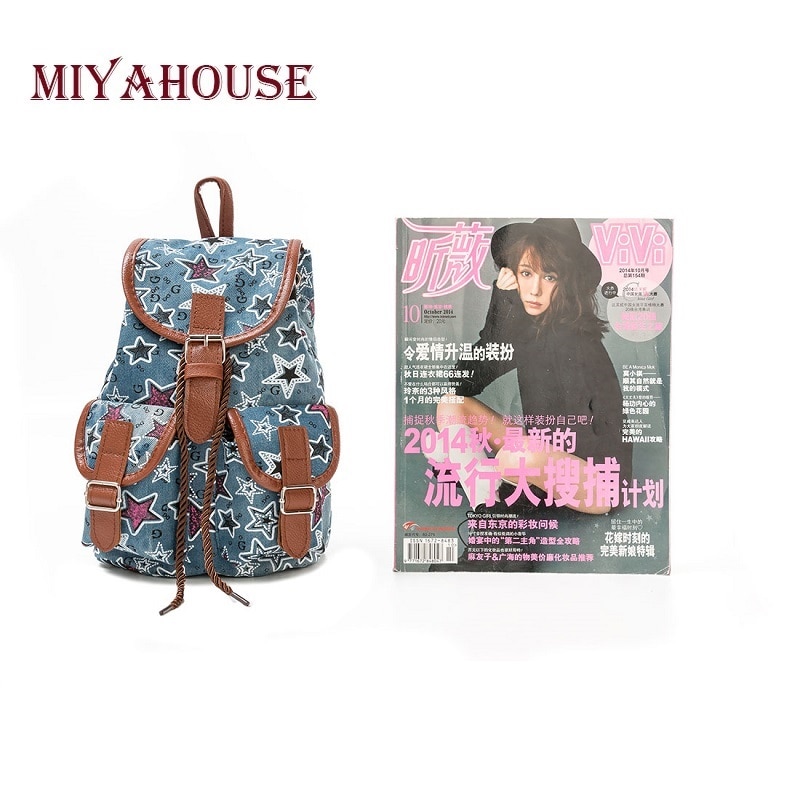 Miyahouse Böhmen Stil Schule Mini Rucksack Für Teenager Mädchen Leinwand Kleine Rucksack Frauen Reisen Freizeit Buch Rucksack