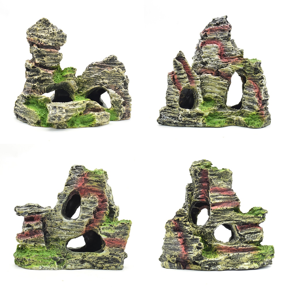 Picture of Aquarium Decoration Resin Artificial Decorative Ro... – Vicedeal