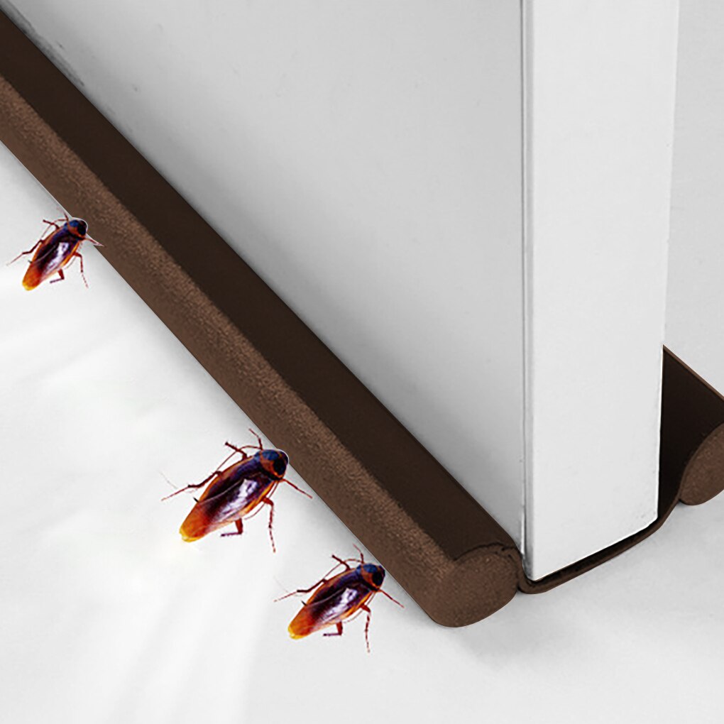 Flexible Door Bottom Sealing Strip Guard Sealer Stopper Weatherstrip Under Door Draft Strip EVA Dustproof Guard for Home Office