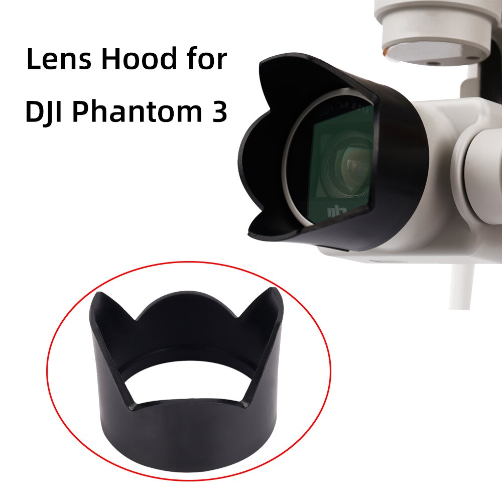 Camera Kap Voor Dji Phantom 3 Phantom 4 Geavanceerde Professionele Standaard Se Snap Op Zonnekap Zonnescherm Drone Spare Accessoires