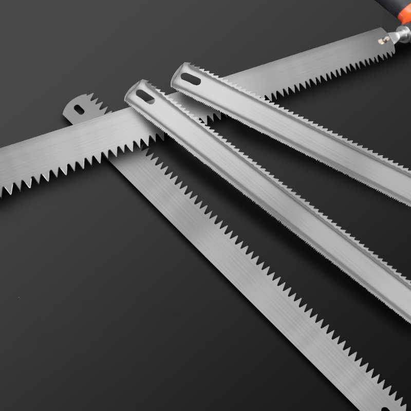 Sierra para metales de acero rico en carbono, hoja de sierra para carpintería de 300mm usada a mano, herramientas de hoja de sierra de Metal de dientes finos de un solo y doble cara