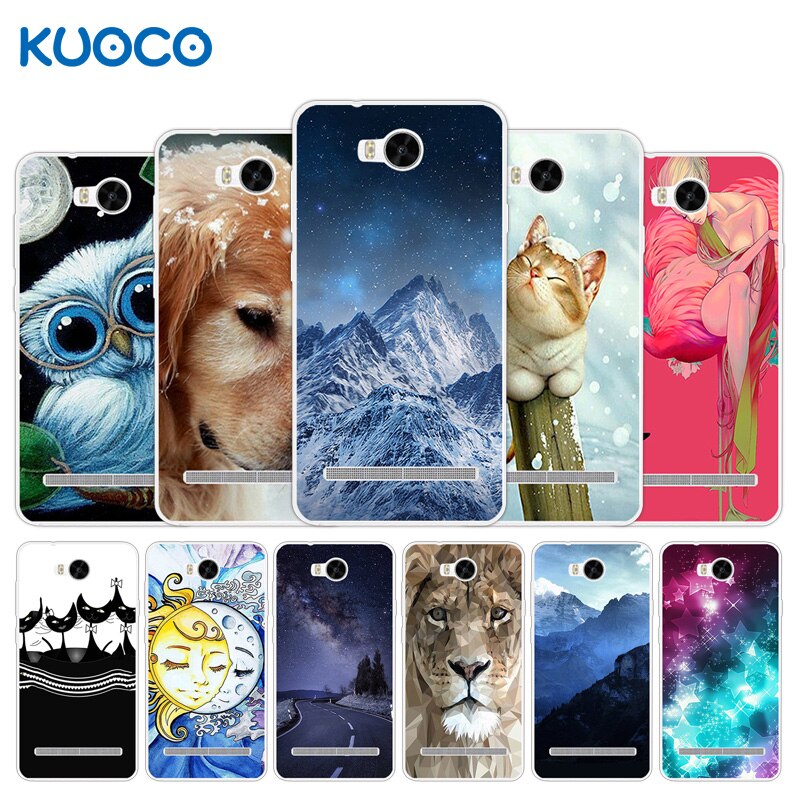 Soft TPU Case for Huawei Y3II / Y3 II 2 Cover Scenery Phone Cases For Huawei Y3 II Y3 2 Capa For Y3 2 Y3II Lua-L21 Shell