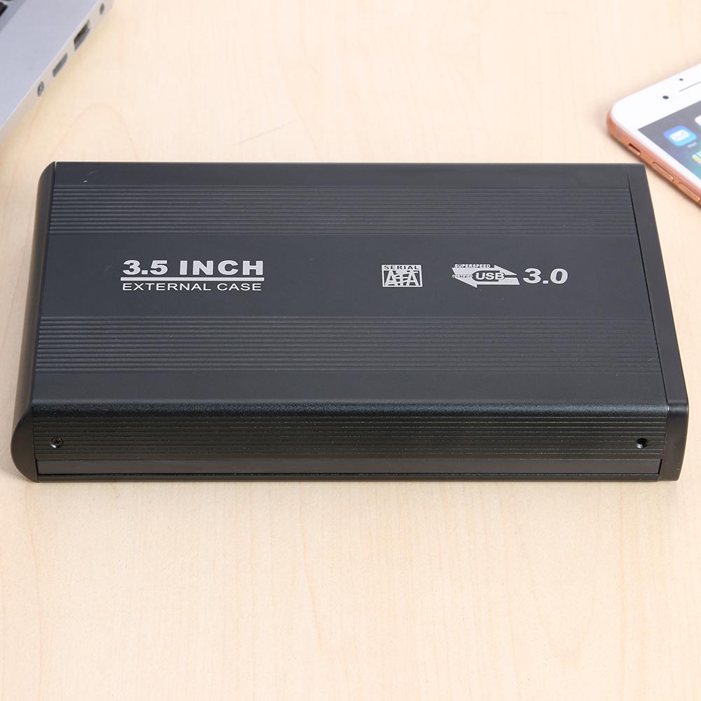 External SSD Hard Disk Drive Box USB 3.0 to SATA Portable 3.5 inch HDD CoverTheoretical Transmission Speed up to 5 Gbps