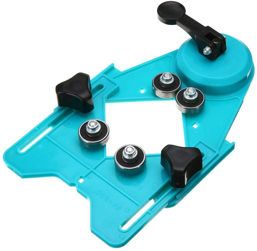 Adjustable 4-83mm Diamond Drill Bit Tile Glass Hole Saw Core Bit Guide with Vacuum Base Sucker Tile Glass Openings Locator