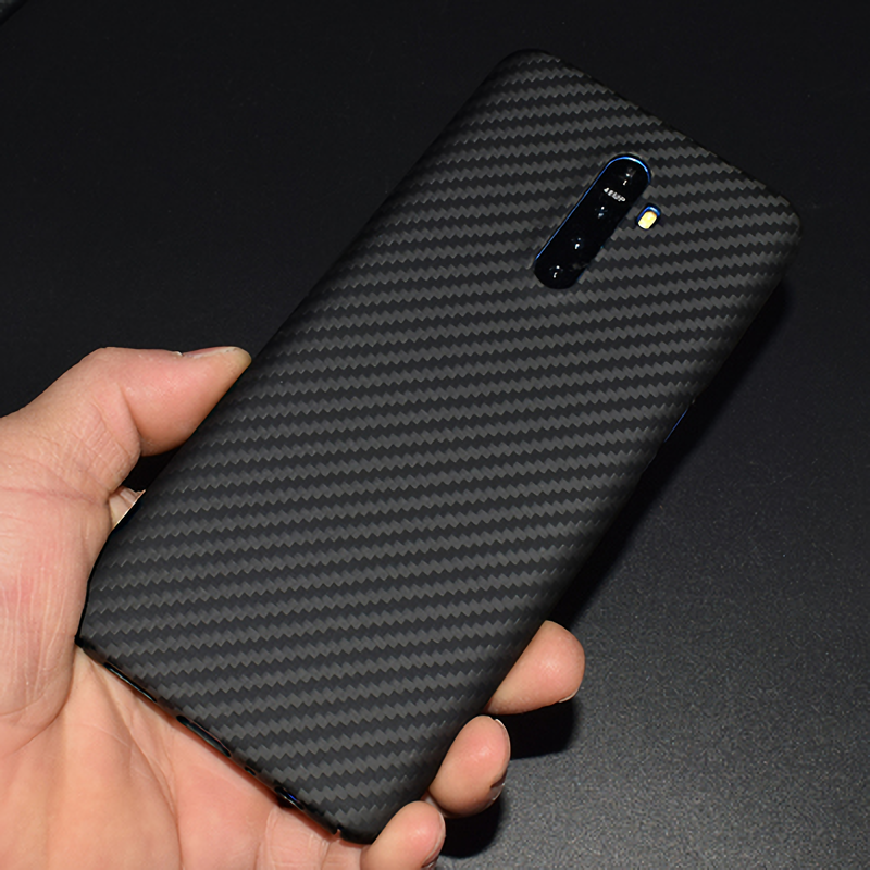 Carbon Fiber Case Cover Voor Realme X2 Pro Ultra-Dunne Zakelijke Handgemaakte Realme X2Pro Case