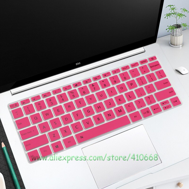 Per RedmiBook Pro 14 14 pollici/Xiaomi Mi redmibook 14 ii / RedmiBook 14 &quot;copertura della tastiera del computer portatile protezione della pelle Silicone: Pink