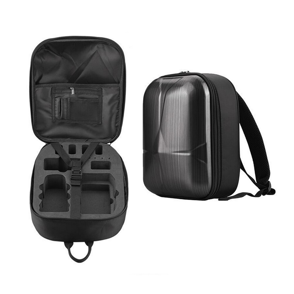 Mavic Mini 2 Hardshell Backpack Storage Bag Drone Waterproof Handheld Carrying Case Protective Box for DJI Mini 2 Accessories: Black