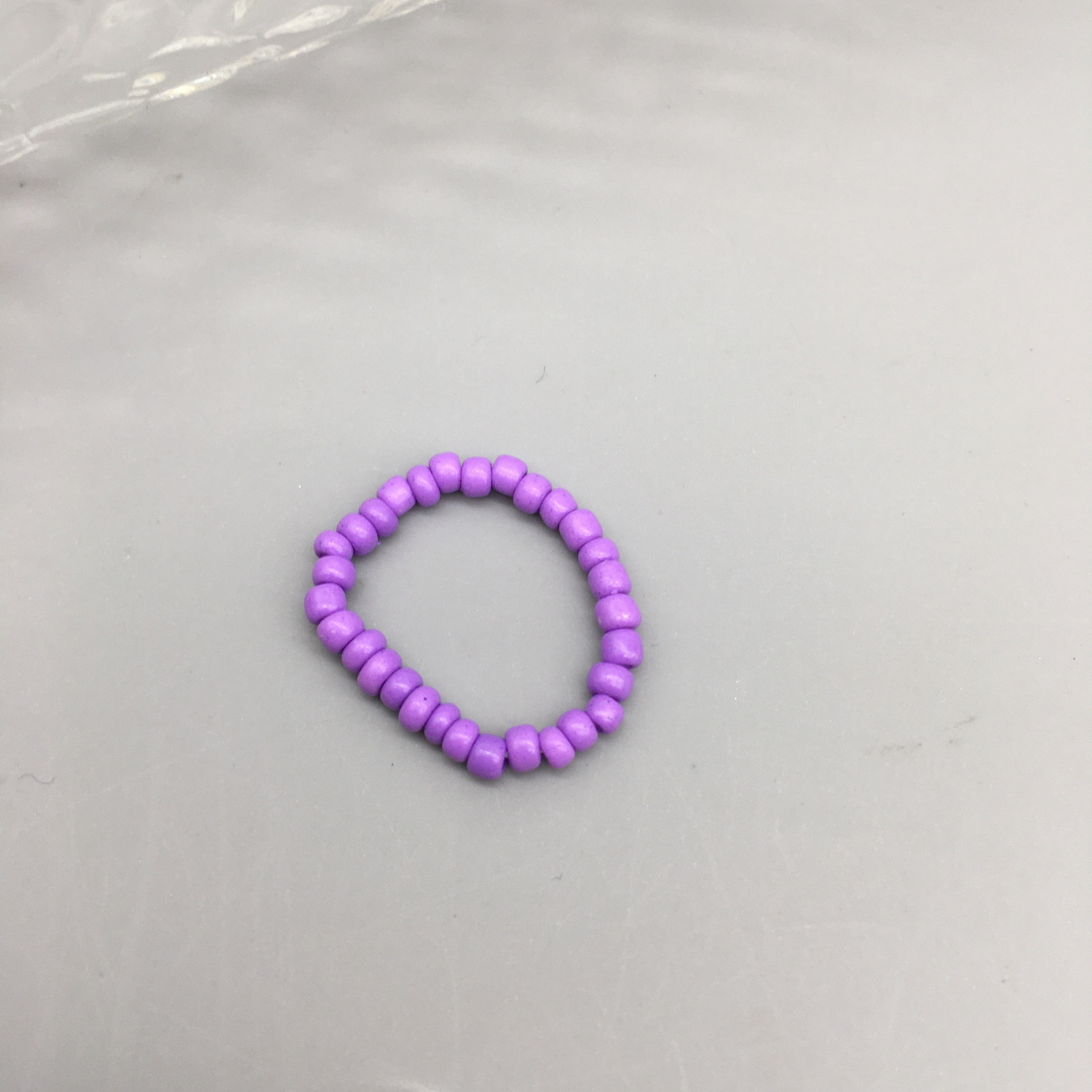 Anillos de cuentas de semillas simples para mujer, anillos con cuentas de cristal a la , bonitos y minimalistas, cuentas coloridas, anillos finos apilados geométricos: AQUAMARINE