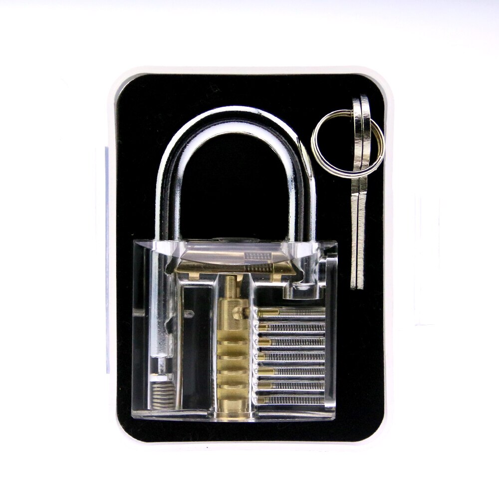 4 in 1 Locksmith Super Training Kit ,Padlock Double-end Lock 10pcs Remove Key Tools