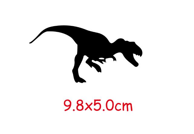 Autocollants muraux de dinosaures, différents types, pour interrupteur de lumière de chambre d'enfants, Stickers de décoration pour la maison de bébé, #0639: 05