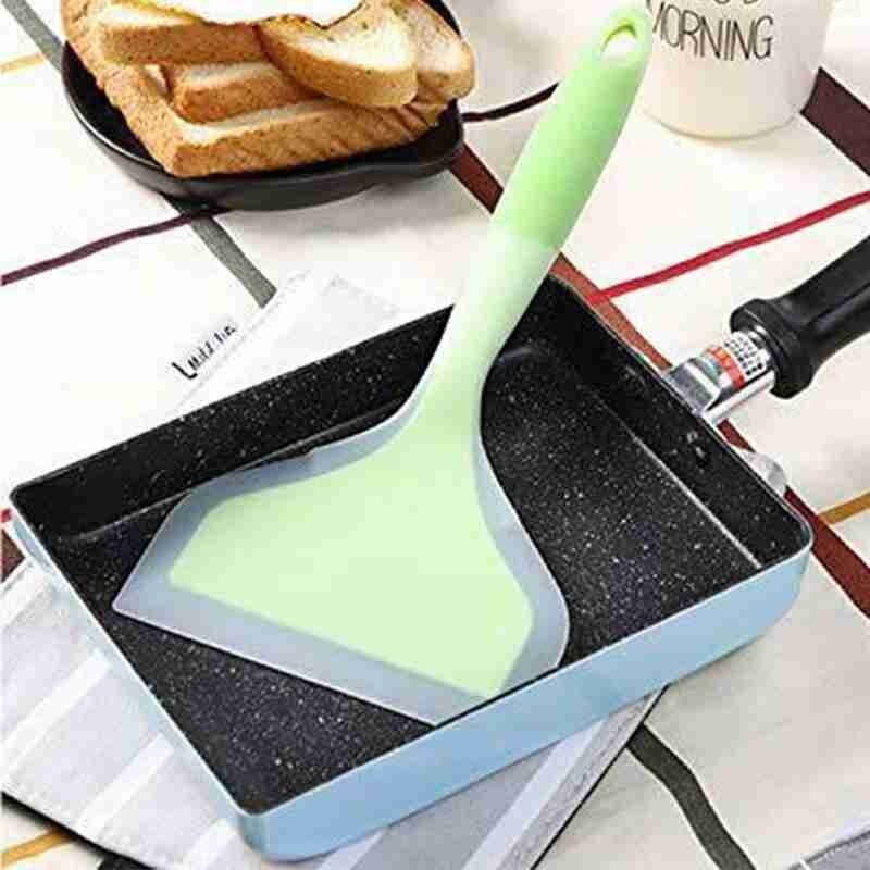 Non-stick Silicone Spatula Beef Meat Egg Kitchen Scraper Tools Cooking Pizza Wide Shovel Kitchen Ware Cooking Utensils R7F1