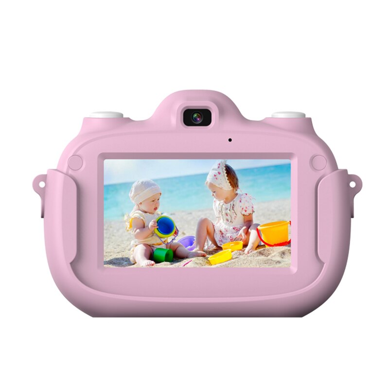 Digital Kids Camera 3Inch TouchScreen Dual Lens Cartoon Photography Birthday DQ