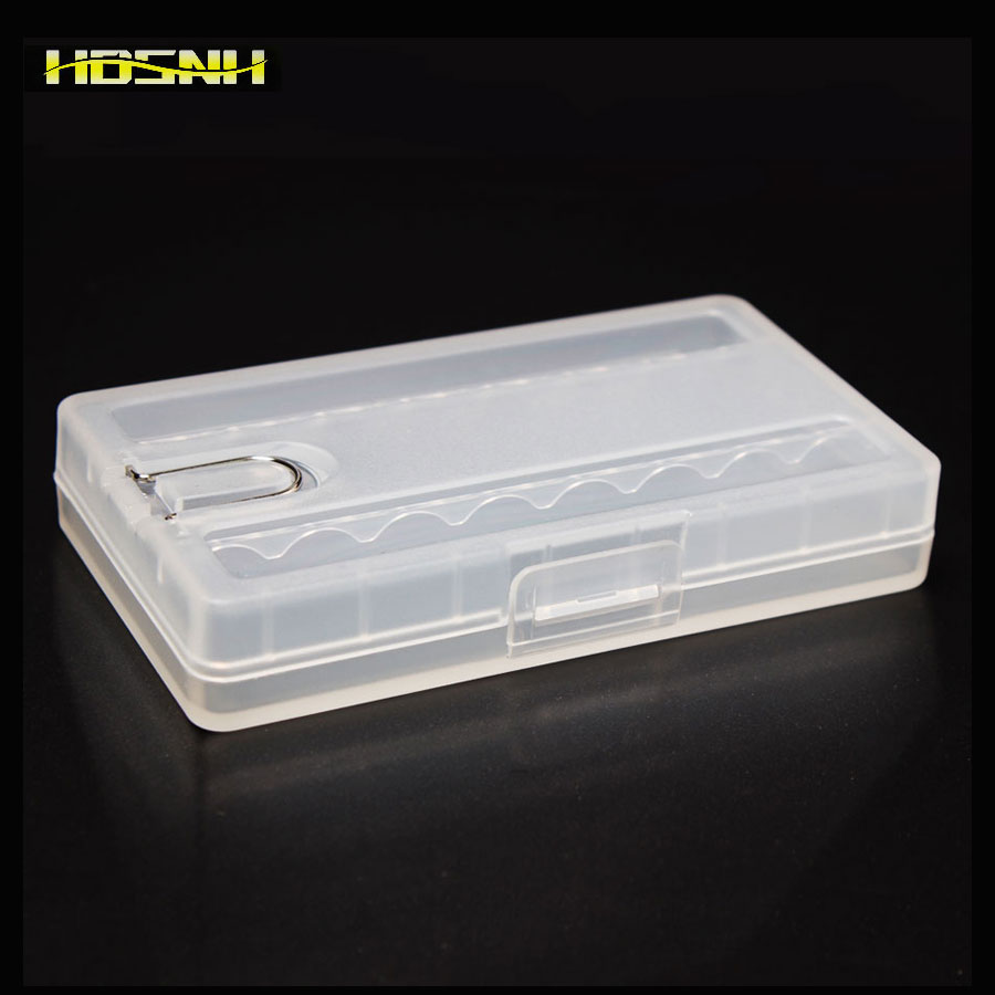 1 Stks Sterke & Hard Transparante 8 * AAA Batterij Houder Case AAA Batterij Opbergdoos Container Met Haak Houder voor AAA Batterijen