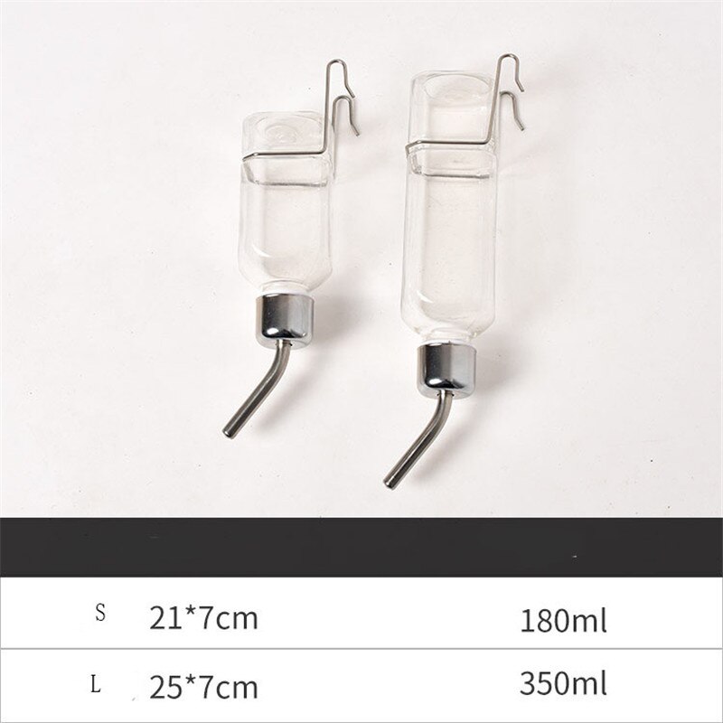 Automatische drinkfles voor honden, drinknippel voor honden, waterdispenser voor konijnen, hangfles voor huisdieren