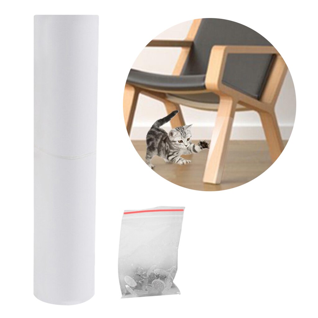 PVC Single-sided Cat Scratch Deterrent Tape Self-Adhesive Cat Training Tape