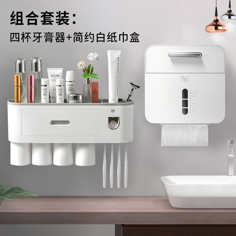 Toilet paper towel box waterproof toilet paper holder: 8