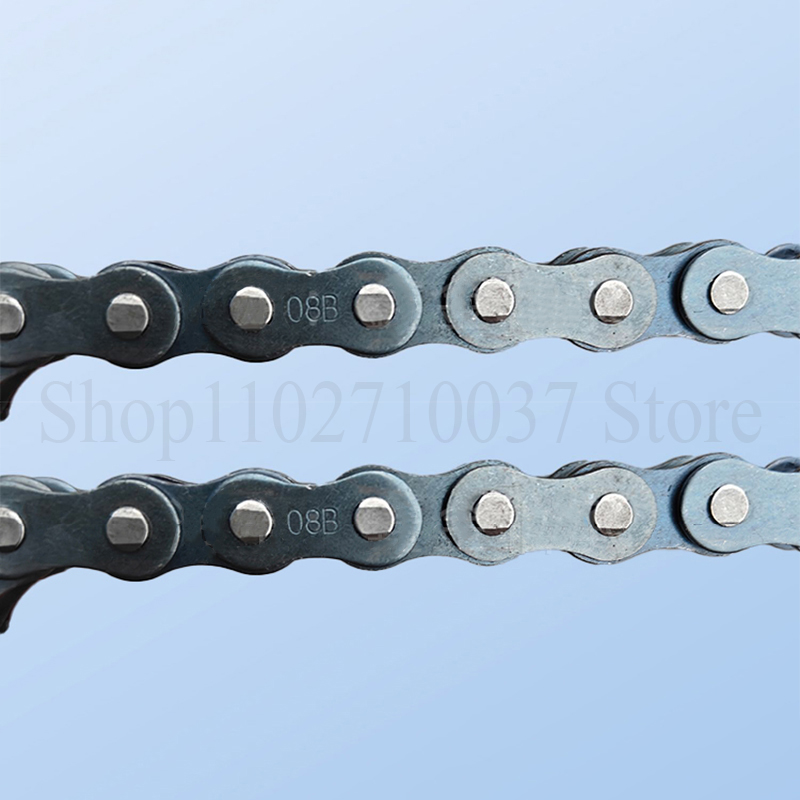 1PCS 0.5-5 Meter Koolstofstaal Korte Pitch Roller Chain Industriële Transmissie Keten 04C 06B 08B 10A 12A 06B-2 08B-2 10A-2