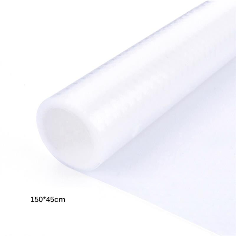 Posliini vedenpitävä keittiön pöytä matto laatikko kaappi hylly vuoraukset liukumaton kaappi tabletti kodin järjestelytarvikkeet: 150 x 45cm