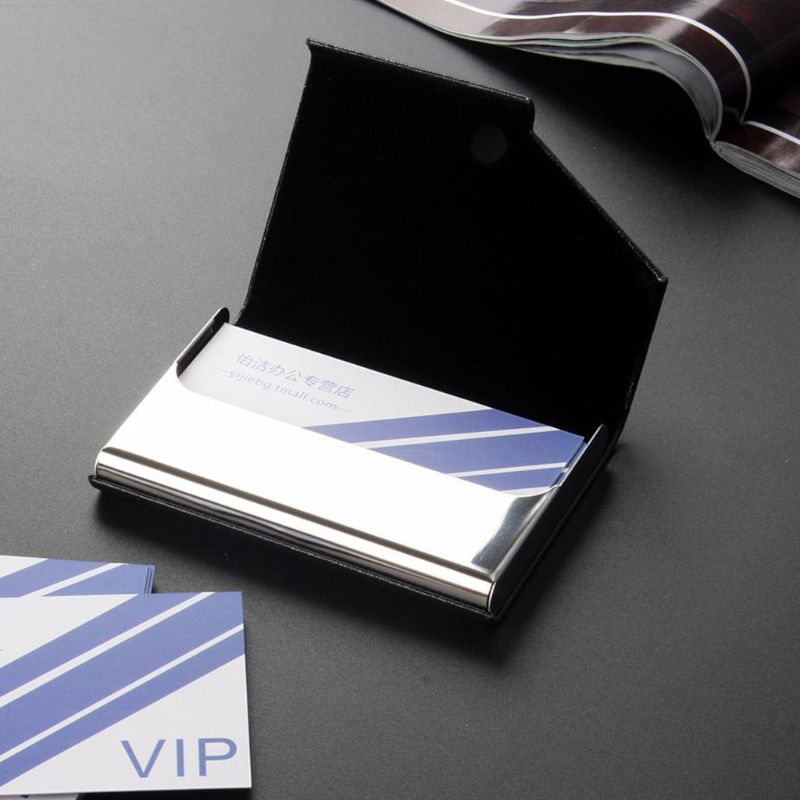 Business Name Card Holder Wallet Credit Card ID Case/Holder for Men & Women - Keep Your Business Cards Clean