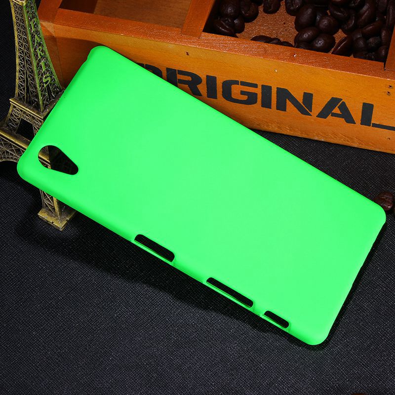 Neue Multi Farben Luxus Gummierte Matte Kunststoff Hard Case Für Sony Xperia X/X Dual F5122 5,0" handy Abdeckung Fällen: Green