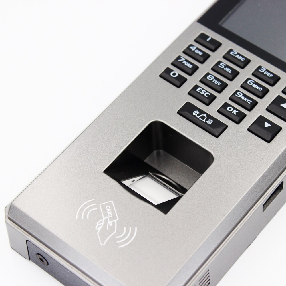 125Khz RFID 2.4 inch Reader Fingerprint Scanner Access Control Keypad USB Biometric System Door Lock Access Control